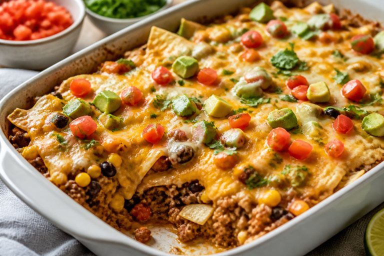 Healthy Ground Beef Burrito Casserole – A Comforting, Lighter Weeknight Favorite