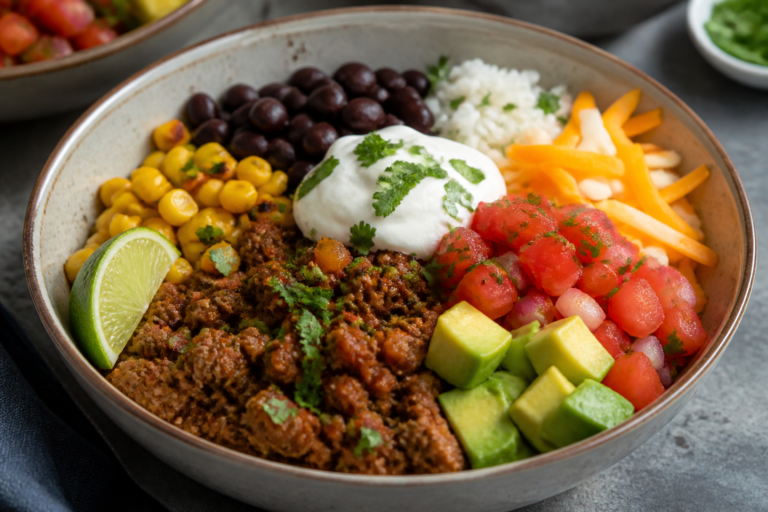 Ground Beef Southwest Protein Bowls – A Flavor-Packed, Meal-Prep Friendly Favorite