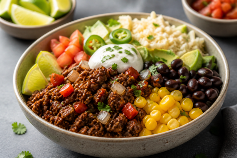 Ground Beef Tex-Mex Protein Bowls – A Hearty, Flavor-Packed Meal Prep Favorite