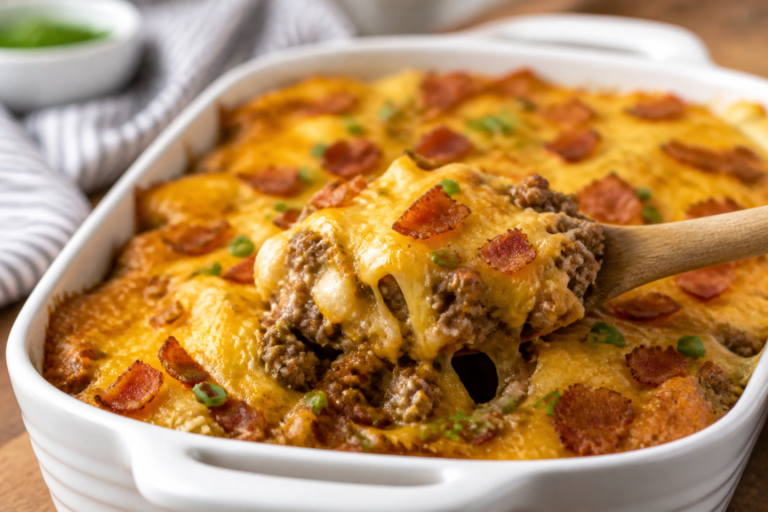 Ground Beef Crack Casserole – A Creamy, Cheesy Weeknight Favorite
