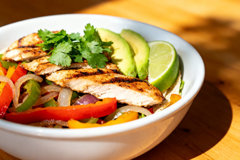 Healthy Chicken Fajita Bowls – Fresh, Flavorful, and Easy