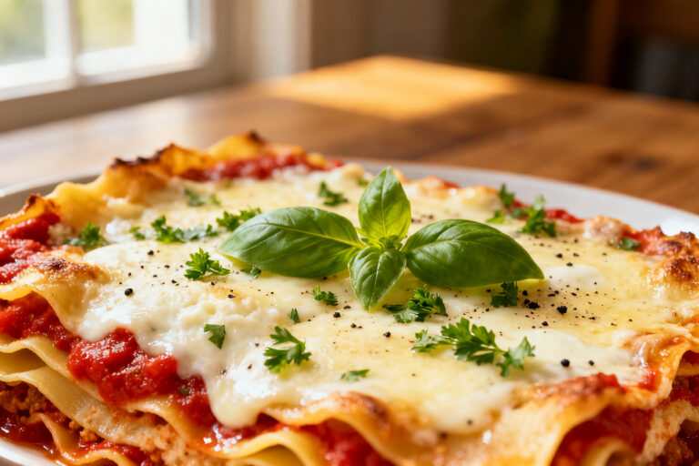 Cottage Cheese Lasagna Bake – Cozy, Creamy, and Easy