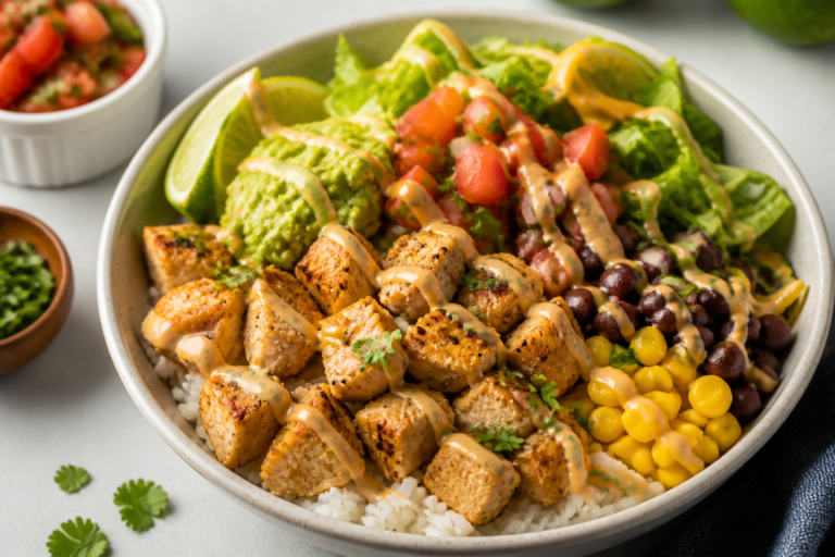 Easy High Protein Chicken Taco Bowls – A Quick, Flavor-Packed Meal