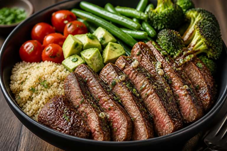 Garlic Butter Steak Protein Bowls – A Simple, Satisfying Weeknight Meal