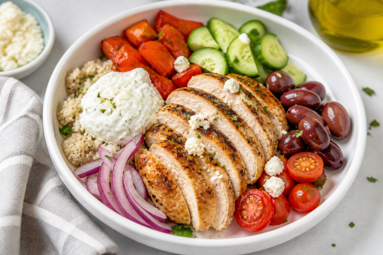 Easy Greek Chicken Protein Plates – Fresh, Fast, and Satisfying