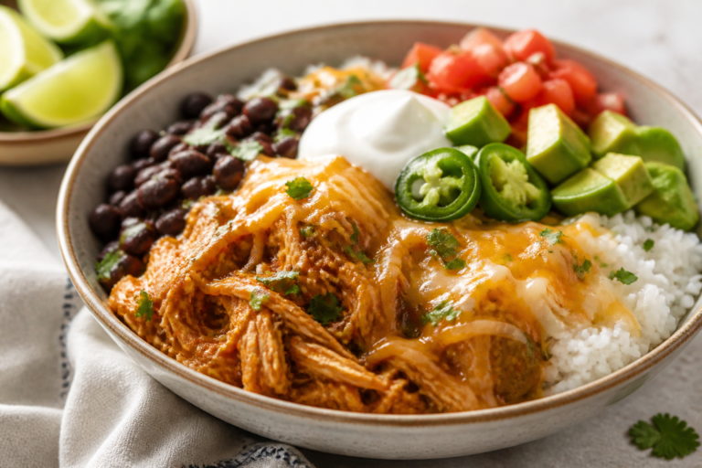 High Protein Chicken Enchilada Bowls – A Simple, Satisfying Meal Prep Favorite