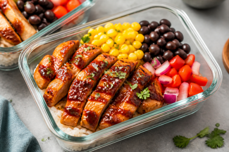 Easy BBQ Chicken Meal Prep Bowls – Simple, Flavorful, and Ready for the Week
