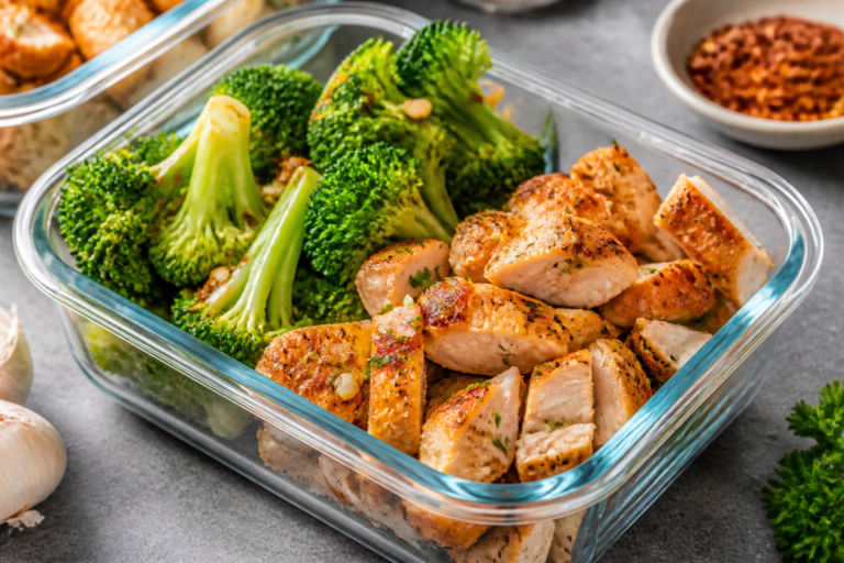 Garlic Butter Chicken & Broccoli Meal Prep – Easy, Flavorful, and Ready for the Week