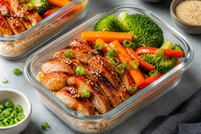 Healthy Teriyaki Chicken Meal Prep Bowls – Simple, Flavorful, and Make-Ahead Friendly