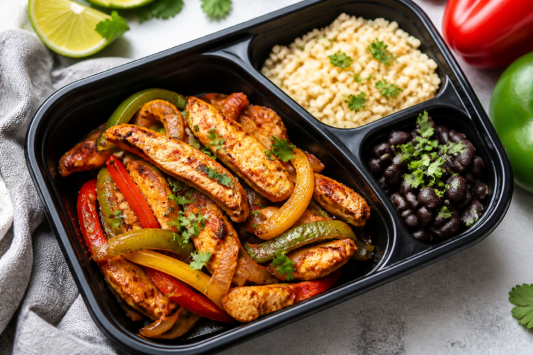 High Protein Chicken Fajita Meal Prep – Easy, Flavor-Packed Lunches All Week