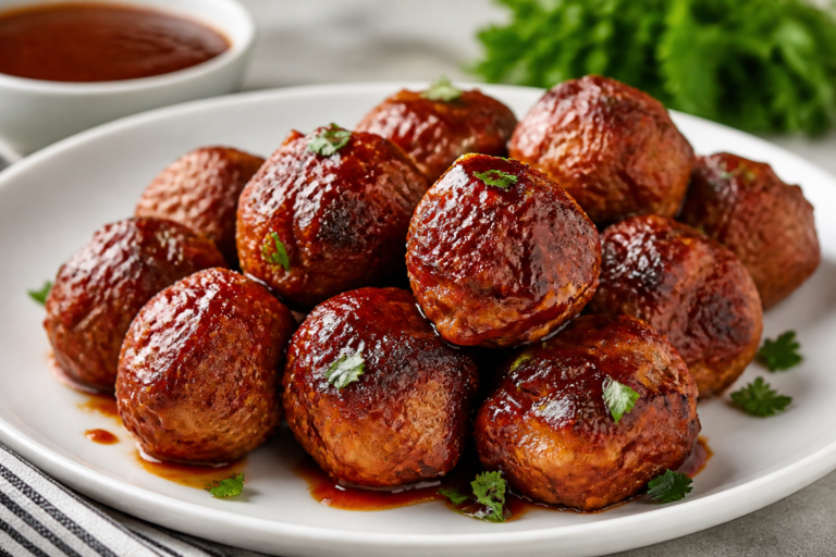 High Protein BBQ Turkey Meatballs – Juicy, Flavorful, and Meal-Prep Friendly