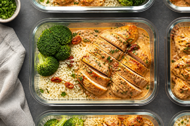 Healthy Marry Me Chicken Meal Prep – Creamy, Flavorful, and Make-Ahead Friendly