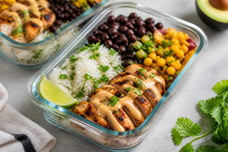 Easy Chipotle Chicken Meal Prep Bowls – Flavor-Packed, Weeknight-Friendly