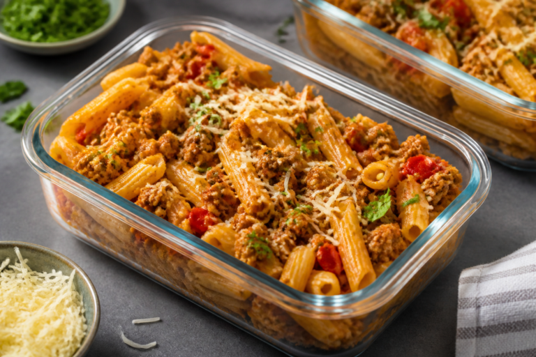 Ground Turkey Protein Pasta Meal Prep – A Simple, High-Protein Weeknight Staple