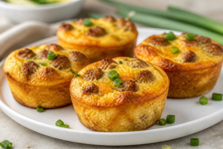 Protein Packed Egg & Sausage Muffins – Easy, Make-Ahead Breakfast Bites