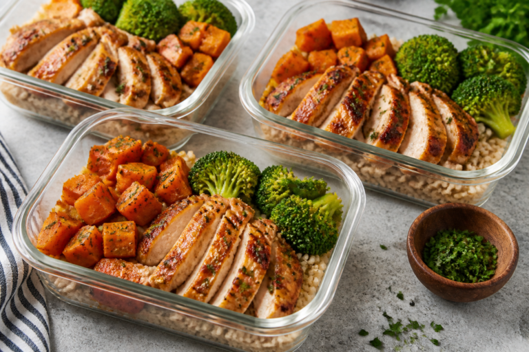 High Protein Rotisserie Chicken Meal Prep – Easy, Flavorful, and Ready All Week