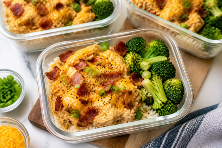 Healthy Crack Chicken Meal Prep Bowls – Creamy, Satisfying, and Easy for the Week