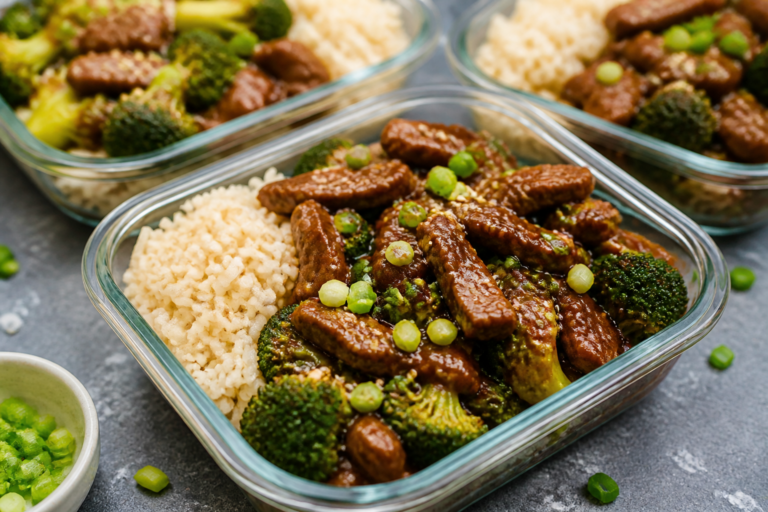 Easy Beef & Broccoli Meal Prep Bowls – Fast, Flavorful, and Weeknight-Friendly