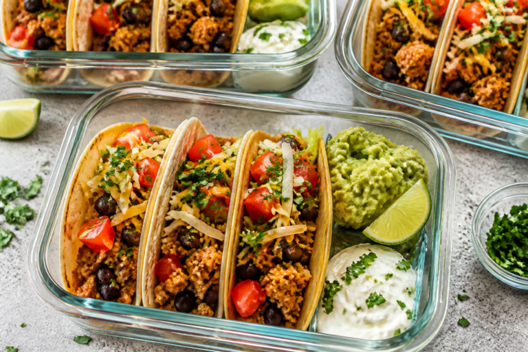 High Protein Turkey Taco Meal Prep – Easy, Flavor-Packed Lunches for the Week