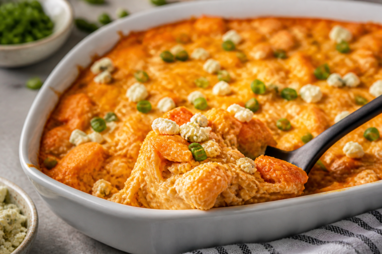 Buffalo Chicken Protein Bake – A Spicy, Satisfying Weeknight Favorite