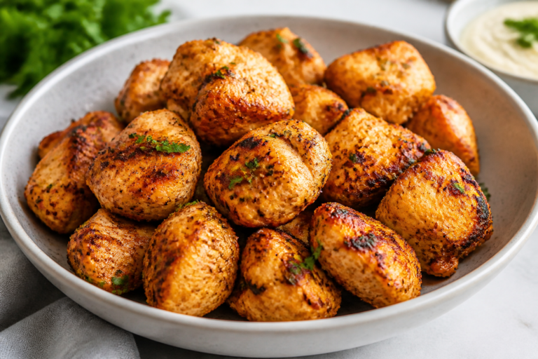 Air Fryer High Protein Chicken Bites – Easy, Juicy, and Perfect for Busy Days