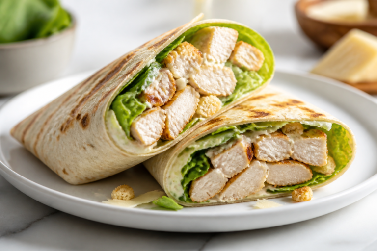 High Protein Chicken Caesar Wraps – A Simple, Satisfying Lunch