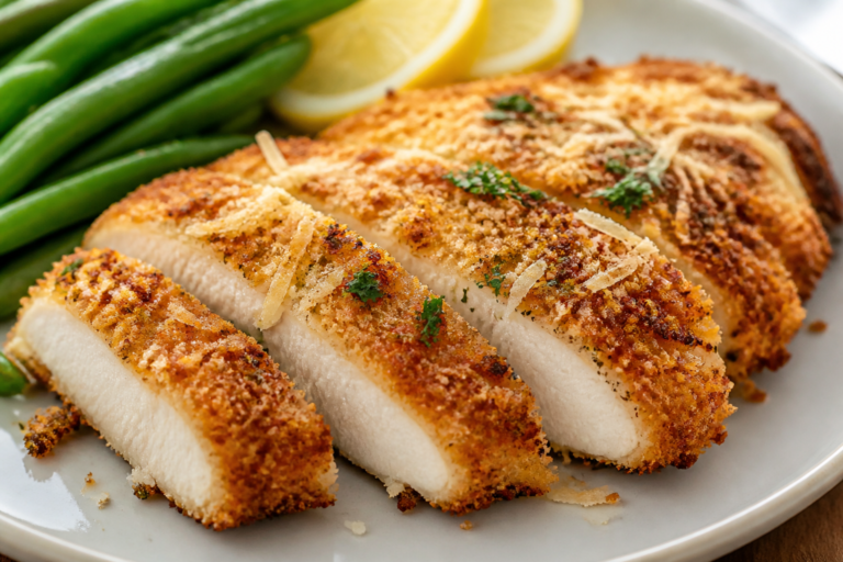 Crispy Parmesan Crusted Chicken – Golden, Flavorful, and Easy