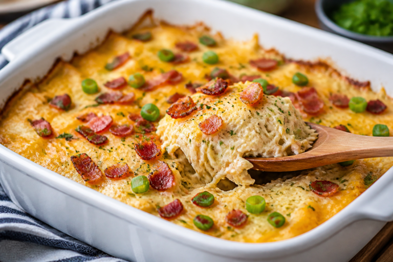 Healthy Crack Chicken Casserole – Comforting, Lighter, and Easy