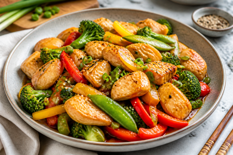 High Protein Chicken Stir Fry – Fast, Flavorful, and Satisfying