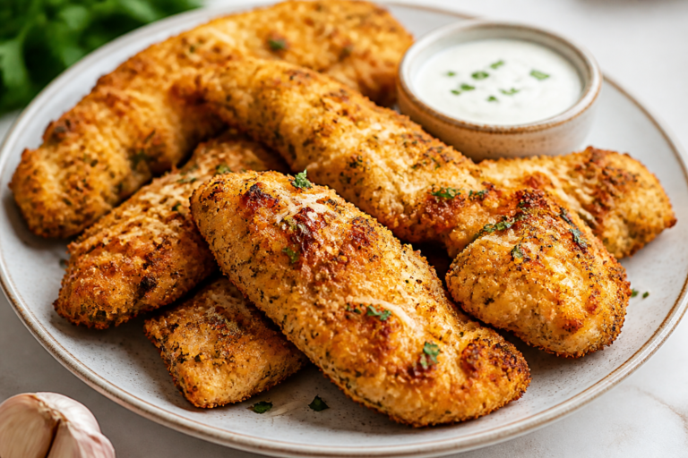 Air Fryer Garlic Parmesan Chicken Tenders – Crispy, Juicy, and Fast