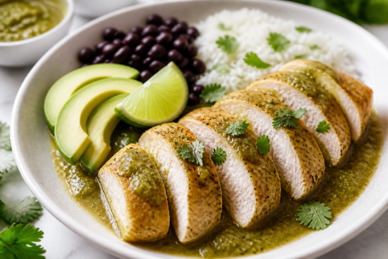 High Protein Salsa Verde Chicken – Bright, Zesty, and Weeknight-Friendly