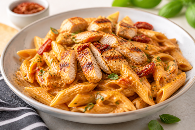 High Protein Marry Me Chicken Pasta – Creamy, Satisfying, and Weeknight-Friendly