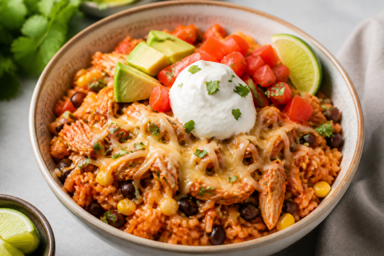 Healthy Chicken Enchilada Rice Bowls – A Fresh, Flavor-Packed Weeknight Dinner