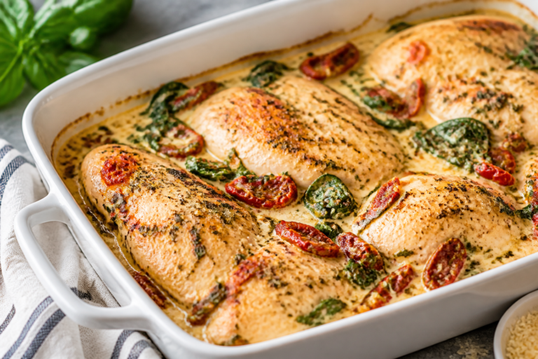 Healthy Creamy Italian Chicken Bake – Simple, Cozy, and Satisfying