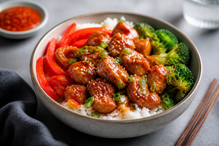 Sweet & Spicy Chicken Rice Bowls – A Fast, Flavor-Packed Weeknight Favorite