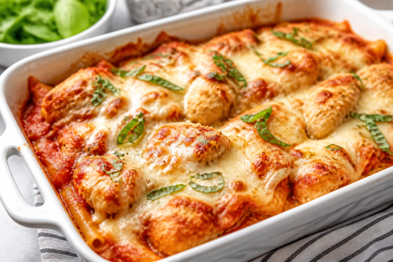 Healthy Chicken Parmesan Casserole – Comfort Food Made Lighter