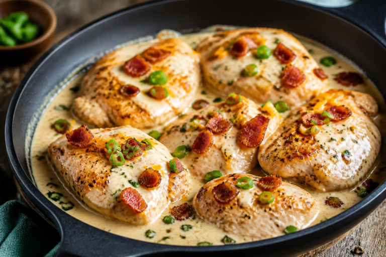 Creamy Bacon Ranch Chicken Skillet – Weeknight Comfort With Big Flavor