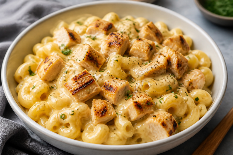 High Protein Chicken Mac & Cheese – Creamy, Satisfying, and Simple