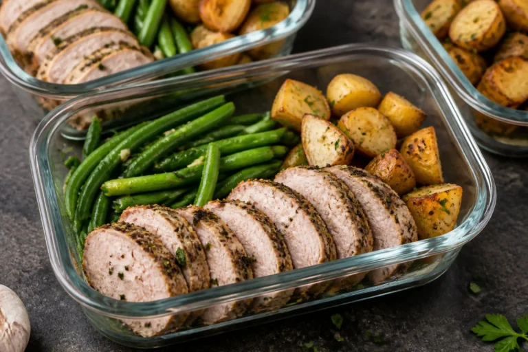 Garlic Herb Pork Tenderloin Meal Prep – Easy, Flavorful, and Ready for the Week