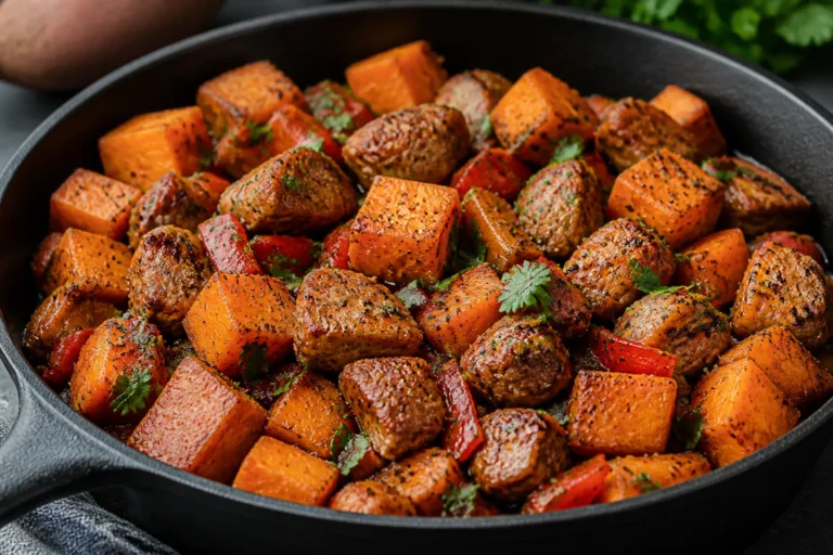 High Protein Pork and Sweet Potato Skillet – A Simple, Satisfying One-Pan Meal