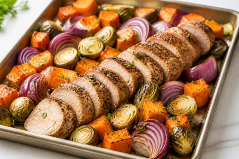Sheet Pan Pork Tenderloin and Vegetables – A Simple, Satisfying Weeknight Dinner