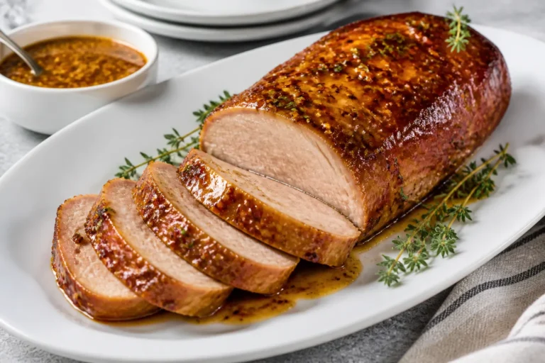 Pork Tenderloin With Honey Mustard Glaze – Easy, Juicy, Crowd-Pleasing