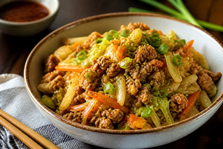 Pork Egg Roll in a Bowl – Fast, Flavorful, and Low-Fuss