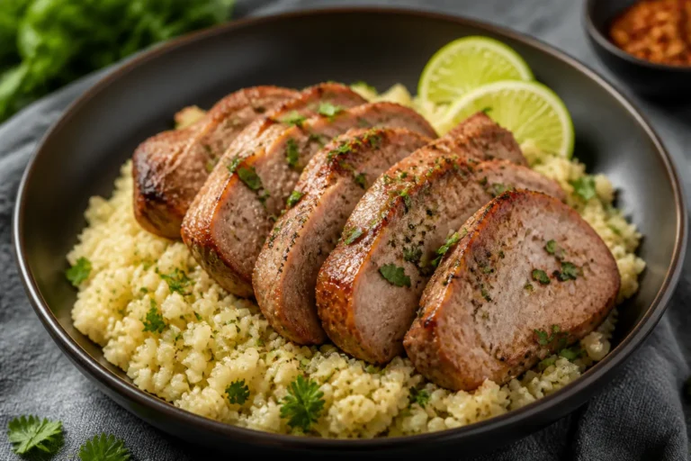 High Protein Pork and Cauliflower Rice – A Lean, Flavorful Skillet Meal