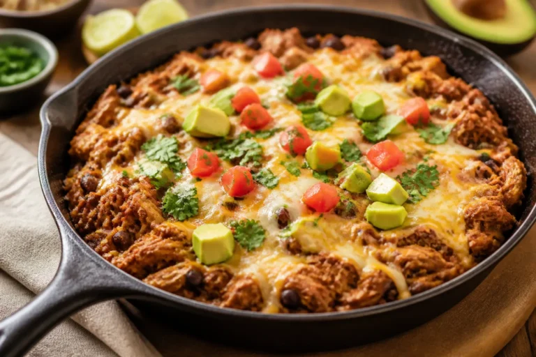 High Protein Pork Enchilada Skillet – A Fast, Satisfying One-Pan Dinner