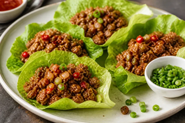 Ground Pork Lettuce Wraps – Fresh, Fast, and Full of Flavor