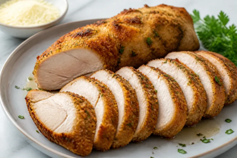 Parmesan Crusted Pork Tenderloin – Crispy, Juicy, and Easy