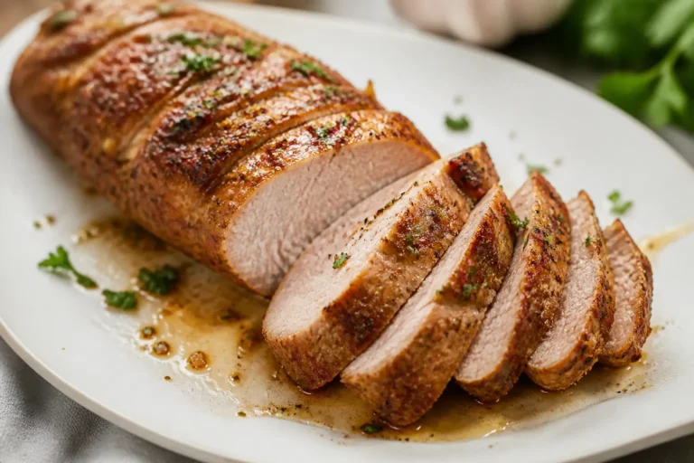 Air Fryer Garlic Pork Tenderloin – Juicy, Flavorful, and Weeknight-Friendly