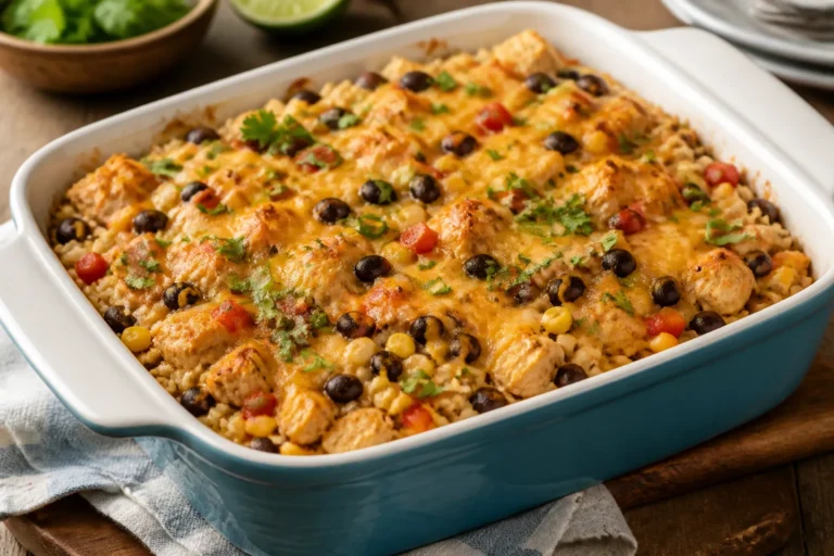 Southwest Chicken Protein Casserole – Hearty, Flavor-Packed, and Weeknight Easy