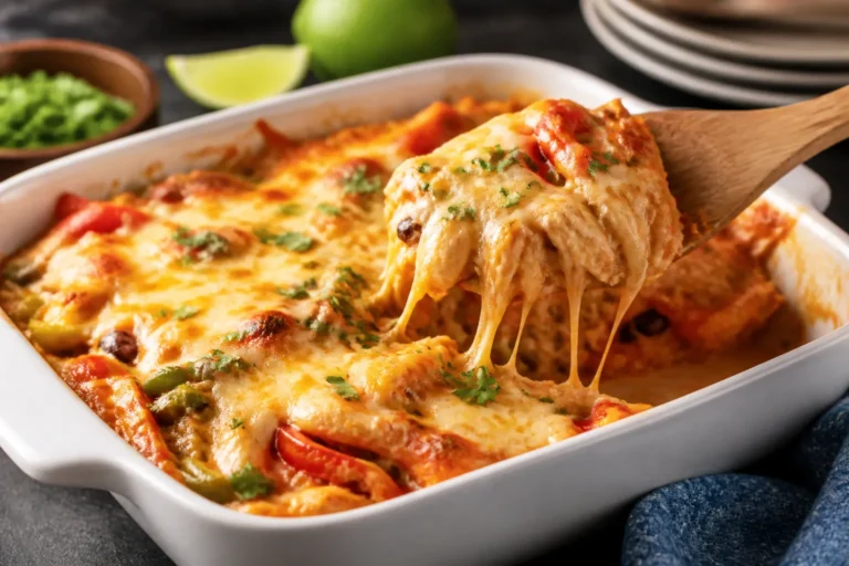 Loaded Chicken Fajita Casserole – Weeknight Flavor With Easy Cleanup